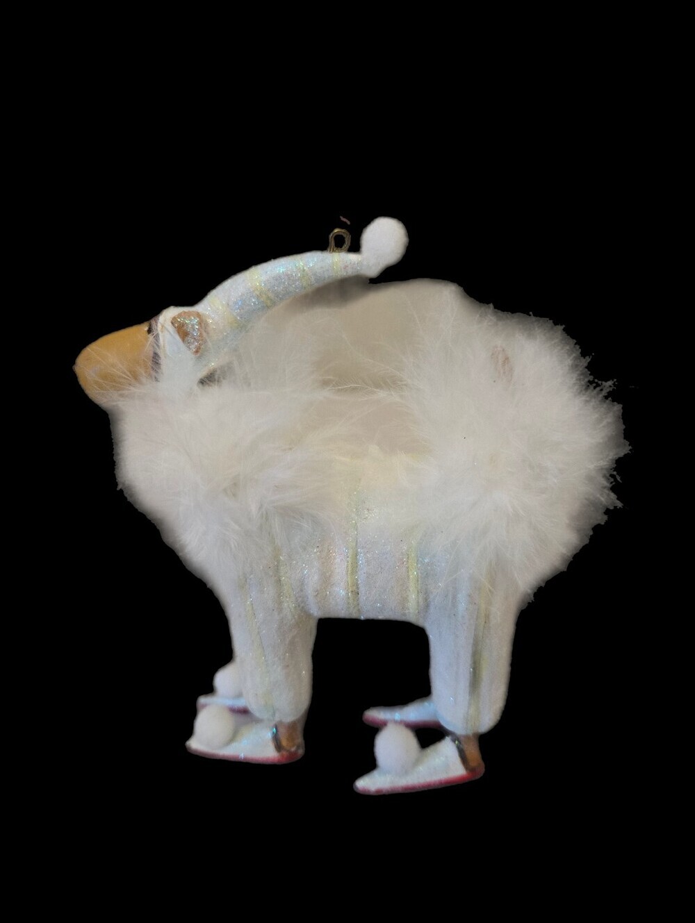 Vintage Dept 56 Airdale The Dog In PJ's & Slippers Patience Brewster Krinkles